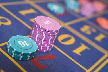 Allbet live dealer studio with multi-camera setup and card table